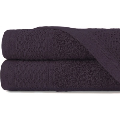 Darymex SADA BAVLNENÝCH UTERÁKOV SOLANO 2 KS 50 x 90 cm TMAVOFIALOVÁ