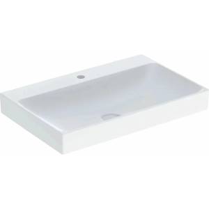 Geberit Мивка Geberit One 75 см, бяла, гланцирана, KeraTect, с отвор за смесител (505.020.01.2)