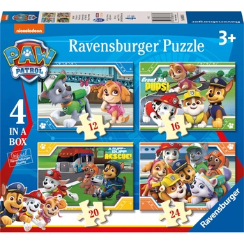 Ravensburger 69361 Tlapková Patrola 12,16,20,24 dílků