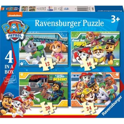 Ravensburger 69361 Tlapková Patrola 12,16,20,24 dílků