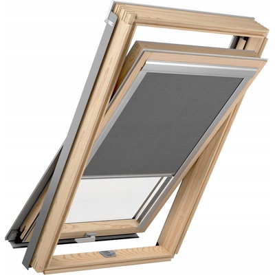 Zatemňovací roleta DUA RoofLite Dakstra Dakea Velux Fakro šedá 78x140