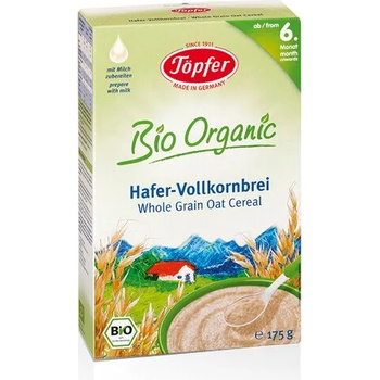 Image 1 of Topfer БЕЗМЛЕЧНА БИО КАША С ПЪЛНОЗЪРНЕСТ ОВЕС 6 месеца 175 гр