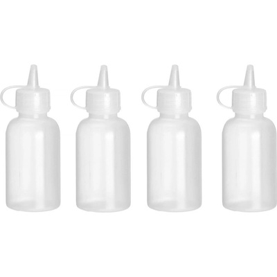 Hendi Mini dávkovač na omáčku - sada 4 ks., HENDI, 0,05L, Průhledná, o35x(H)100mm
