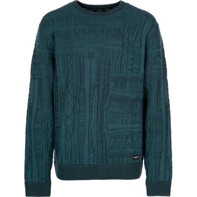 IRIEDAILY Мъжки пуловер Iriedaily Theo Structure Knit Jumper - Dark Jungle - размер XXL (017-4080-0215)
