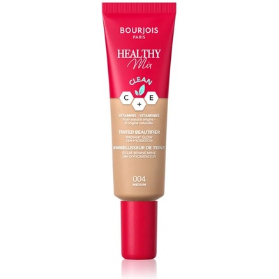 Bourjois Healthy Mix лек фон дьо тен с хидратиращ ефект цвят 004 Medium 30ml