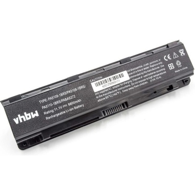 VHBW Батерия за Toshiba Satellite A50-A / C75-A / L70-A / S70-A, 6600 mAh (800112618)