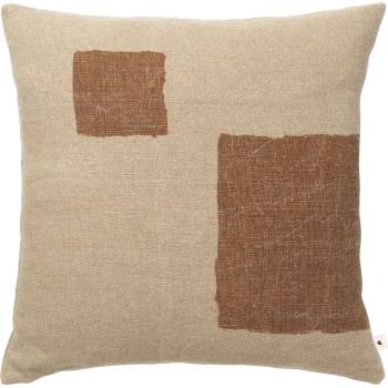 ferm LIVING Декоративна възглавница Oleo 50 x 50 см бежово-кафява (1104270904)