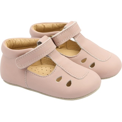 POMPOM Kožené capáčky Beginners sandálky Old Rose růžové