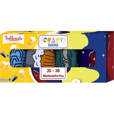 Bellinda CRAZY SOCKS BOX BE481044 modrá