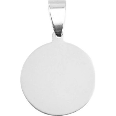 Šperky4U Ocelový přívěšek kulatý 20 mm DR1167 M