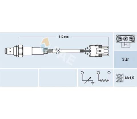 Lambda sonda FAE 77118