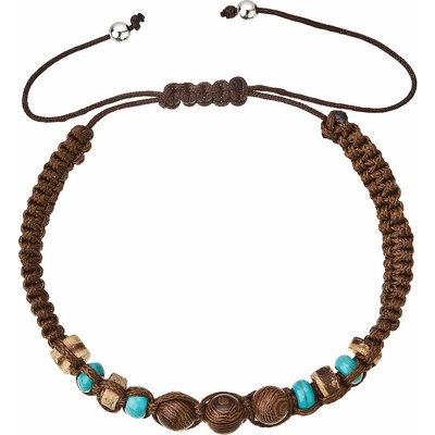 Shamballa hnědý s tyrkysem 43137.3