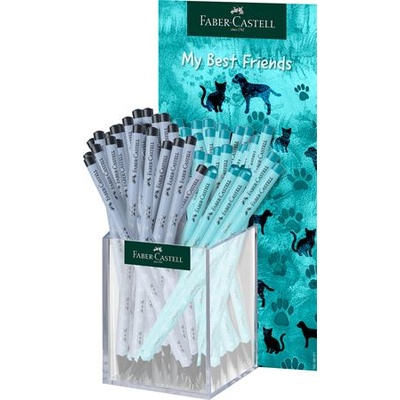 Faber-Castell Графитен молив, hb, триъгълен, faber-castell "Кучета и котки", смесена техника (111534)