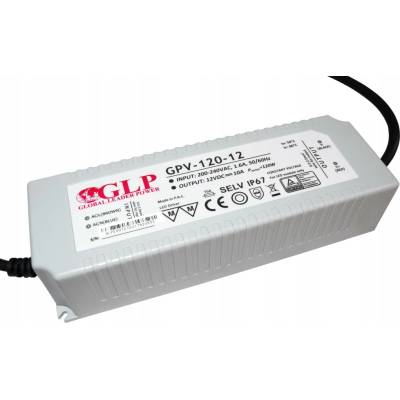 Napájecí zdroj GLP pro LED GPV-120-12 12V 10A 120W IP67