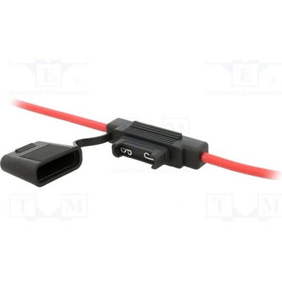 MTA 0100337 Zásuvka; 29mm; 60A; na kabel; Výv: vodiče x2; póly: 1; UL94V-2; černá