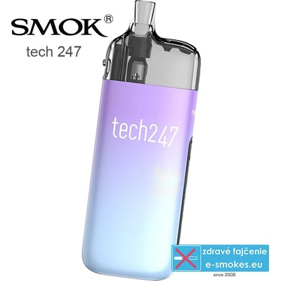 Smoktech Tech247 Pod 1800 mAh Purple Blue 1 ks