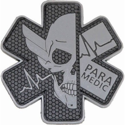 3D nášivka PARAMEDIC - šedá, A.C.M.