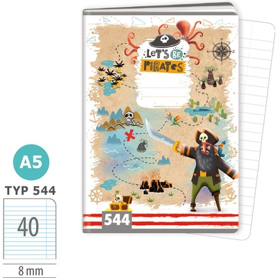 ARGUS Sešit A5 TYP 544 Let s be Pirates