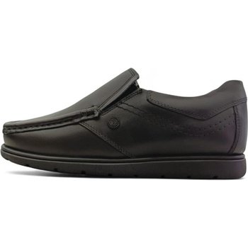 Image 1 of Pretty Green Обувки Pretty Green Kids' Waltham Moc Toe Formal Shoes - Black