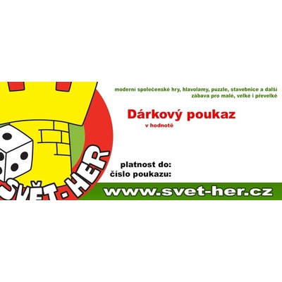 SVĚT HER Elektronický dárkový poukaz - 5000 Kč