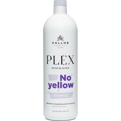 Kallos Plex No Yellow šampon na vlasy proti žlutým tónům 1000 ml