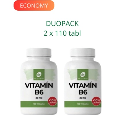 Dr. Fleming Vitamin B6 25mg +10% gratis 2 x 110 ks