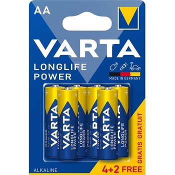 VARTA 4906121436 Helps Longlife Power AA (LR06) батерии 4+2бр (4906121436)