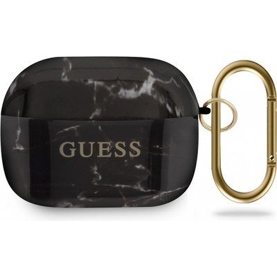 Guess TPU Marble puzdro pre AirPods Pro GUACAPTPUMABK