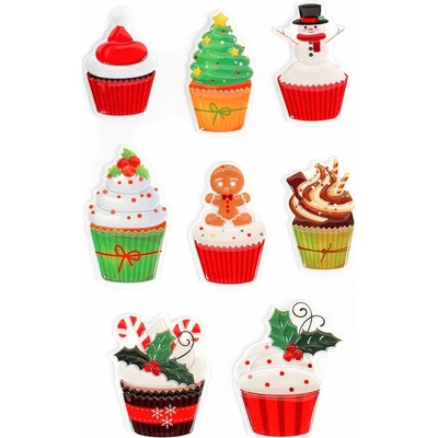 DP CRAFT Samolepky puffy DPNK-179 muffiny DP