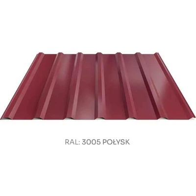 Hornval T18 Plus 1170 lesk PE 0,5 mm červená 1 m²