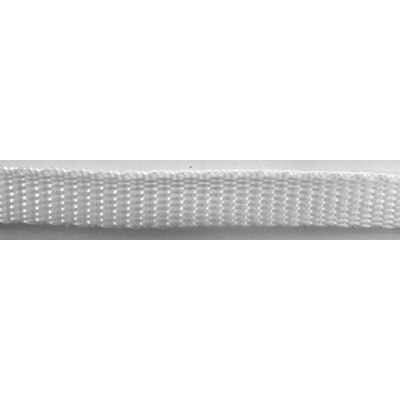 Polypropylénový popruh - bielá - šírka 1 cm