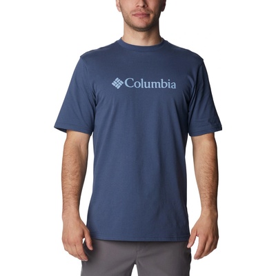 Columbia pánske tričko CSC Basic Logo short sleeve tmavo modré dark mountain
