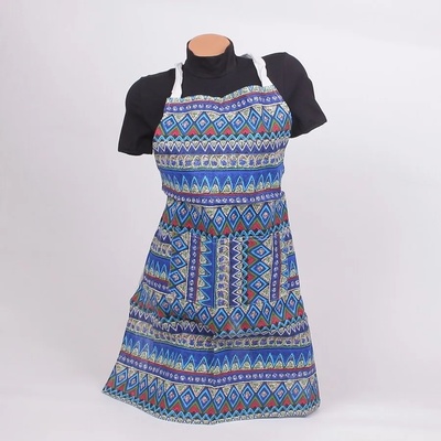 Готварска престилка с ефектен геометричен десен