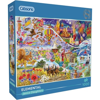 Gibsons Пъзел Gibsons от 1000 части - Стихии (G6436)