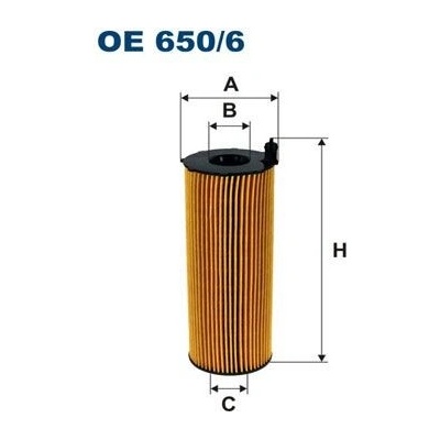 Olejový filter FILTRON OE 650/6