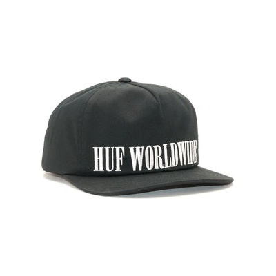 HUF Serif Snapback Black černá bílá