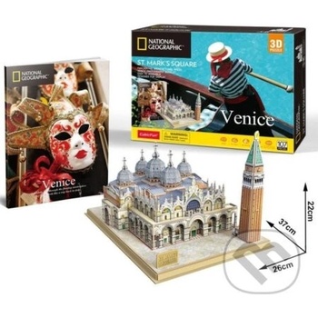 CubicFun 3D puzzle National Geographic: Náměstí svatého Marka 107 ks