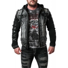 Cipo & Baxx pánska bunda CJ155 BLACK modrá