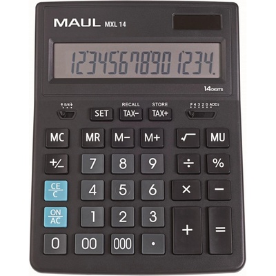 MAUL Stolní kalkulačka MC 14 - 14 míst, černá