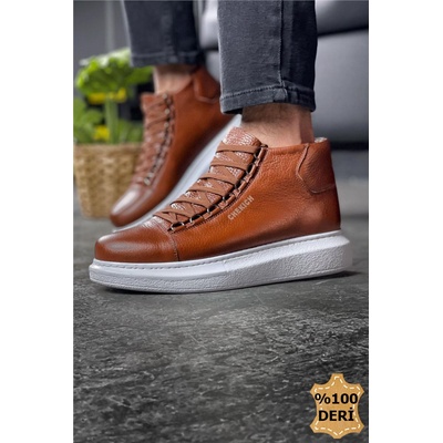 Chekich Унисекс боти от естествена кожа CH258 - Таба #359853 (359853_Кафяво)