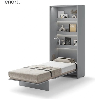 Dig-net náb ytok Lenart Bed Concept BC-03 Sklápacia sivá