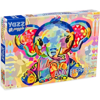 Yazz Пъзел Yazz Puzzle от 1000 части - Бебе слонче (3826)