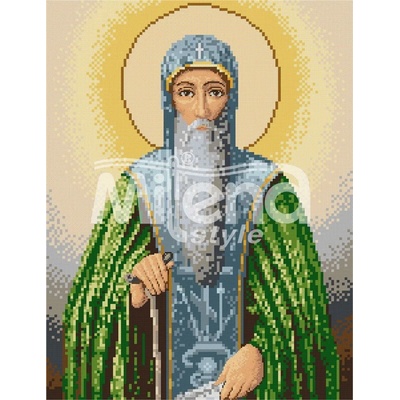 Св. Иван Рилски - гоблен със схема конци Ariadna 1: 4