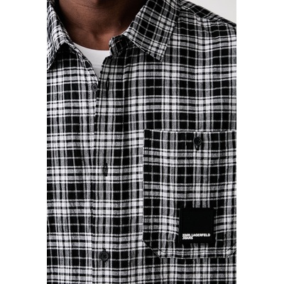 Karl Lagerfeld Jeans риза мъжка с памук (B3M16001)