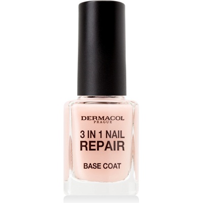 Dermacol Nail Repair Base Coat zpevňovač na nehty 3v1 11 ml – Zboží Dáma