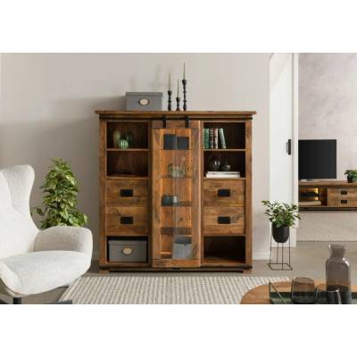 Bighome Iron Lux Altholz 142x45x147 cm