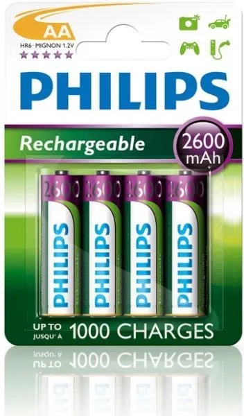 Philips AA 2600mAh (4) R6B4B260