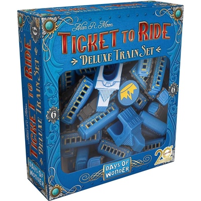 Days of Wonder Разширение за настолна игра Ticket to Ride: Deluxe Train Set - Blue (DOWT2R20THDTSDIS-1)