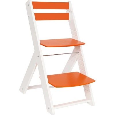 Posedo Rostoucí židle Vendy bílá / oranžová
