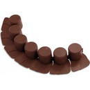 Prosperplast IPAL7 405 x 6 cm hnědá set 8 ks